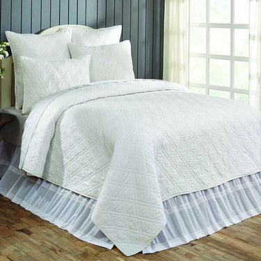 Casey Fog King Quilt 108Wx92L VHC Brands - The Fox Decor